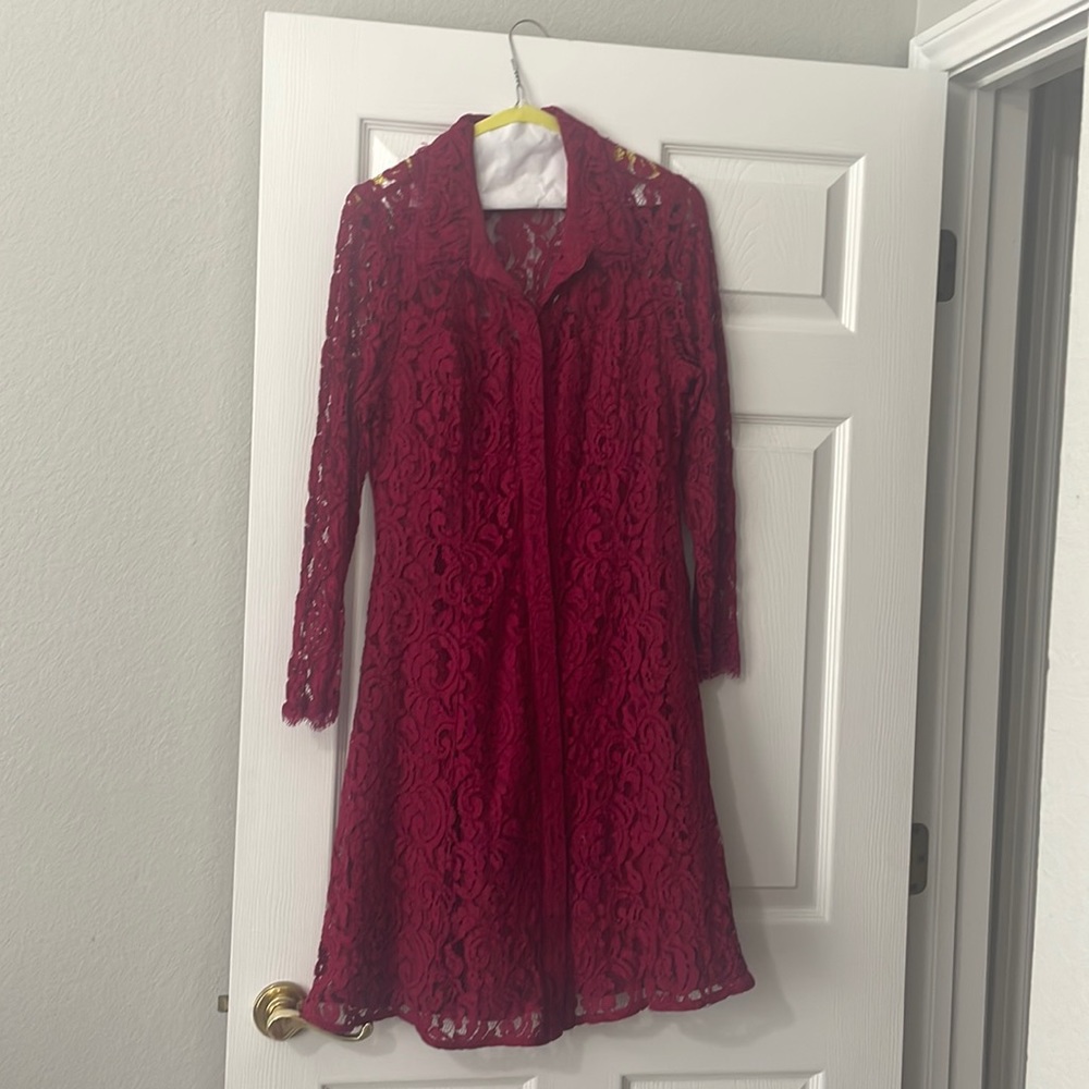 nannette dress pink- size 14